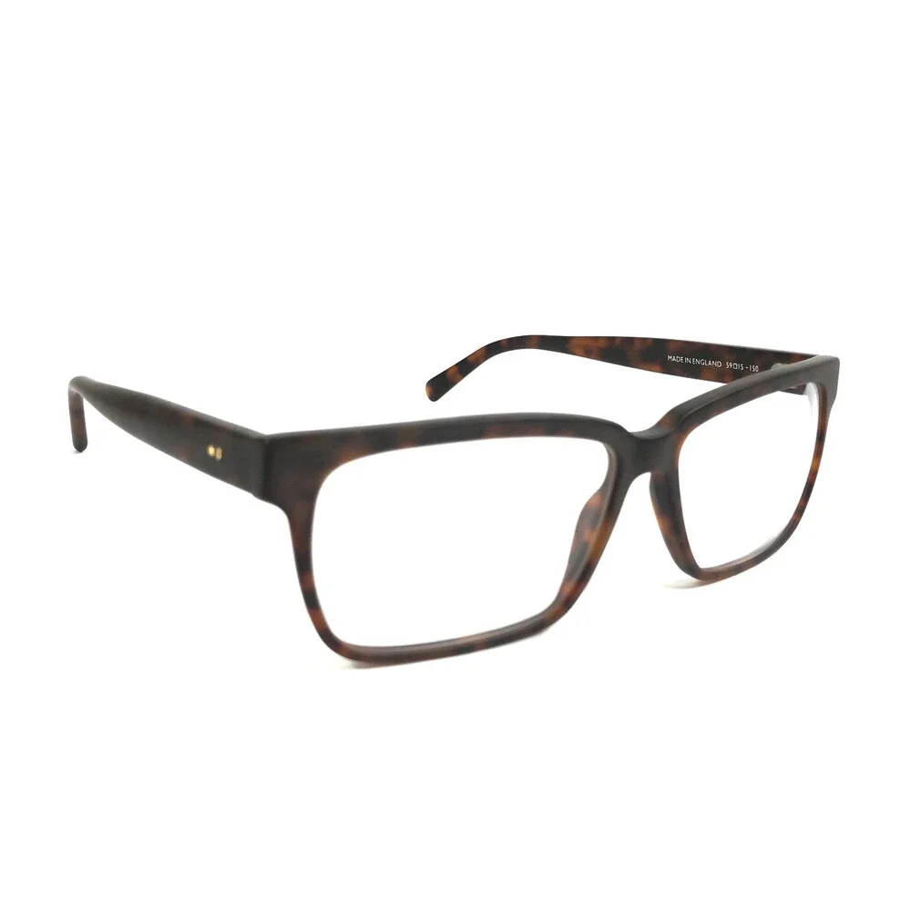 Catch London Eyeglasses Frames Dover Brown-57 Tortoise Rectangle 59-15-150
